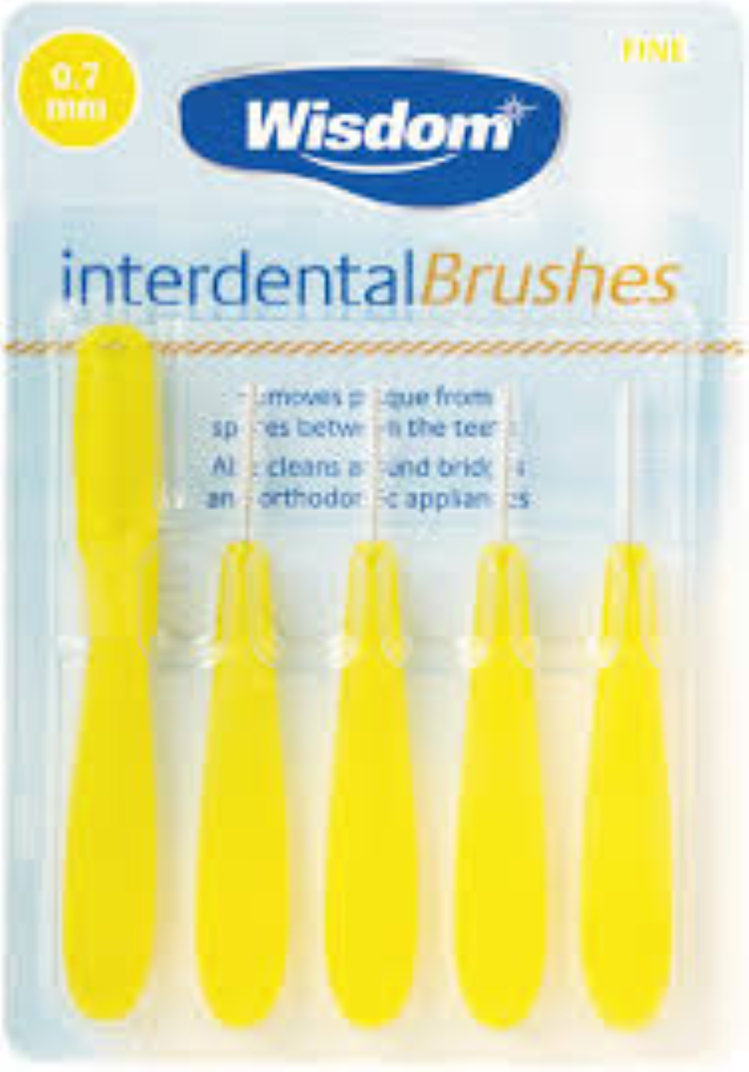 WISDOM INTERDENTAL BRUSHES 0.7MM